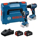 Bosch - 18V AKU sada vrtacího šroubováku GSR 18V-65 a rázového utahováku GDR 18V-215, 2x aku 5,0 Ah Li-Ion, nabíječka 0615A50090