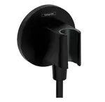 Hansgrohe Fixfit - Sprchové kolienko s držiakom, matná čierna 26888670