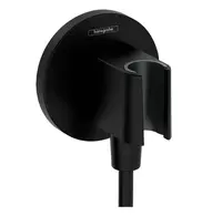 Hansgrohe Fixfit - Sprchové kolienko s držiakom, matná čierna 26888670