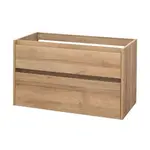 Mereo Opto - Umývadlová skrinka, 101x58x46 cm, 2 zásuvky, dub CN922S