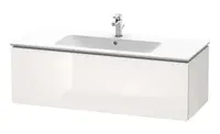 Duravit L-Cube - Umývadlová skrinka 40x122x48 cm, 1 zásuvka, lesklá biela LC614302222