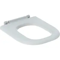 Geberit Selnova Comfort - Bezbariérové WC sedadlo bez poklopu, biela 500.794.01.1