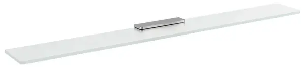 Sapho Pirenei - Polička, dĺžka 80 cm, mliečne sklo/chróm MY009-06