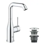 Grohe Essence New - Umývadlová batéria s výpustom Push-Open, chróm 23799001