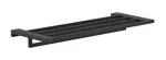 Hansgrohe AddStoris - Polička s držiakom uterákov, dĺžka 65 cm, matná čierna 41751670