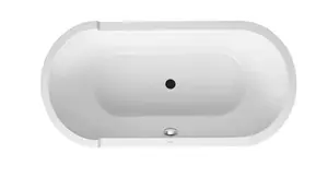 Duravit Starck - Voľne stojaca vaňa, 160x80 cm, biela 700409000000000