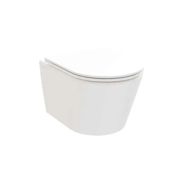 Ravak Flow - Závěsné WC se sedátkem SoftClose, RimOff, bílá X01985