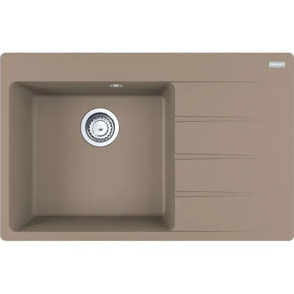Franke Centro - Fragranitový dřez CNG 611-78 TL/2, 78x50 cm, kašmír 114.0637.515