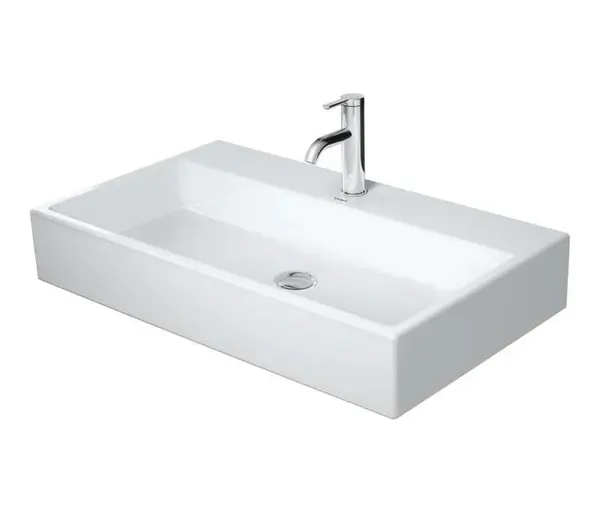 Duravit Vero Air - Umyvadlo nábytkové 80x47 cm, bez přepadu, otvor pro baterii, bílá 2350800071
