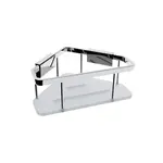 Nimco Kibo - Polička, dĺžka 23 cm, plexiglass/chróm Ki 14003-B-26