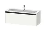 Duravit Ketho.2 - Umývadlová skrinka, 44x121x48 cm, 1 zásuvka, matná biela K25065018180000