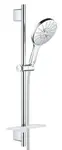 Grohe Rainshower SmartActive - Súprava sprchovej hlavice 150 9,5 l/min, 3 prúdy, tyče 60 cm a hadice, chróm 26592000