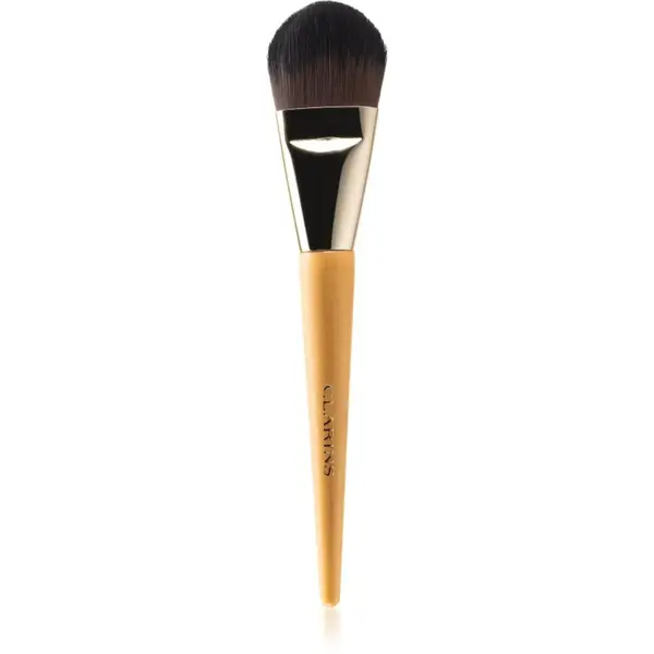 Clarins Flat Foundation Brush plochý štětec na make-up 1 ks