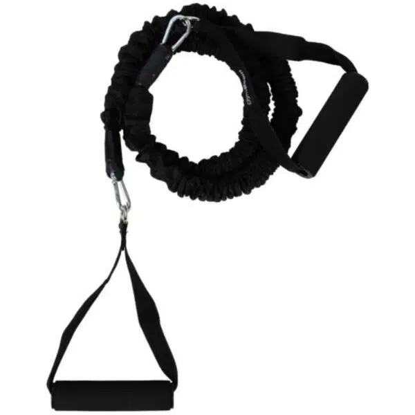 GymBeam EXPANDER WITH HANDLES 15 KG Posilovací expandér s úchyty, černá, velikost