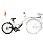 WEERIDE CO-PILOT Dětské přípojné kolo, bílá, velikost