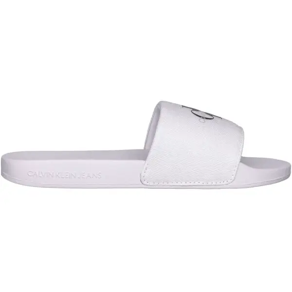 Calvin Klein SLIDE MONOGRAM WN Dámské pantofle, bílá, velikost