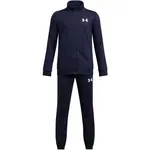 Under Armour KNIT TRACK SUIT Chlapecká sportovní souprava, tmavě modrá, velikost XL