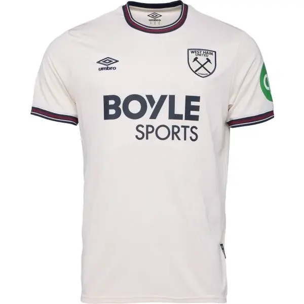 Umbro WEST HAM  AWAY SS SHIRT Pánský fotbalový dres, bílá, velikost XXL