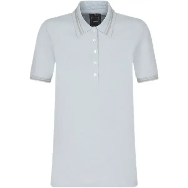 Geox W POLO Dámské triko, světle modrá, velikost