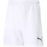Puma TEAMRISE SHORTS Juniorské šortky, bílá, velikost