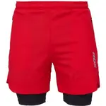 RDX T16 2V1 COMPRESSION MMA SHORTS Kraťasy na MMA, červená, velikost XXXL