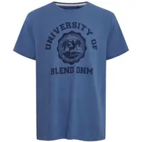 BLEND REGULAR FIT Pánské tričko, modrá, velikost