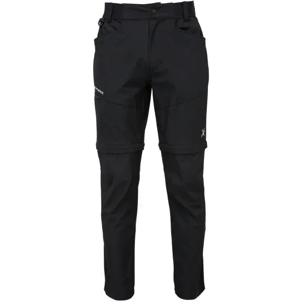 Klimatex THOPRE Pánské outdorové odepínací kalhoty, černá, velikost