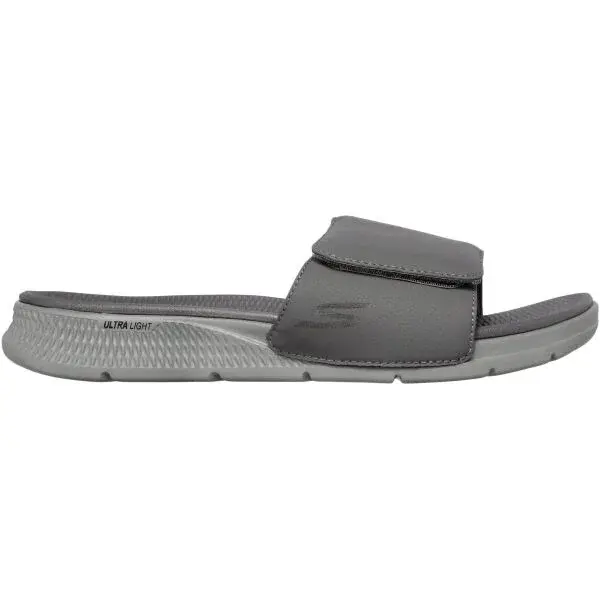 Skechers GO CONSISTENT - WATERSHED Pánské pantofle, šedá, velikost