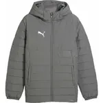 Puma TEAMADDITIONS HOODED PADDED JACKET Pánská bunda, šedá, velikost