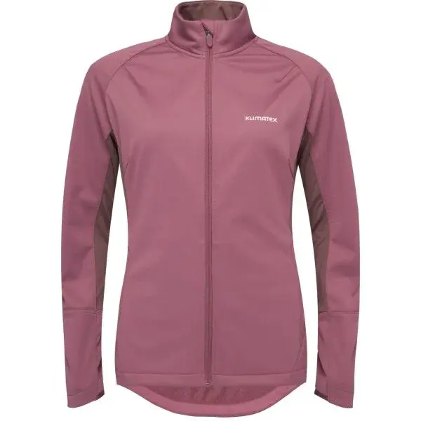 Klimatex AKASHA Dámská větruodolná softshellová bunda, vínová, velikost XXL