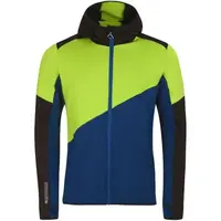 PROGRESS TERRITORY Pánská celopropínací mikina, žlutá, velikost