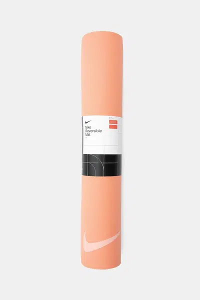 Oboustranná podložka na jógu Nike oranžová barva, N.100.7517.809.OS