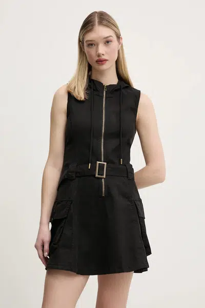 Šaty Desigual ASTRID černá barva, mini, 25SWVW99