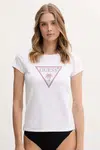 Tričko Guess dámské, bílá barva, E5GI08 J1314