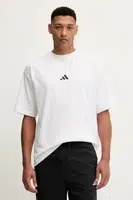 Bavlněné tričko adidas Future Icons pánské, bílá barva, s potiskem, JC5339