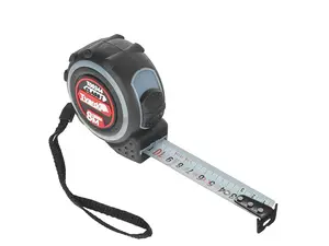 TVARDY Svinovací metr, oboustranný, nylonový, 8 m x 25 mm, třída 1