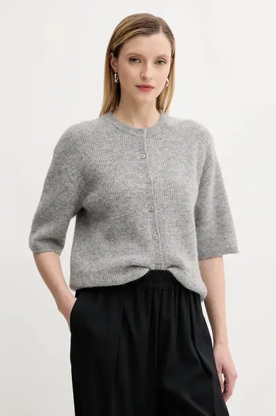 Vlněný kardigan Samsoe Samsoe SAANOURA