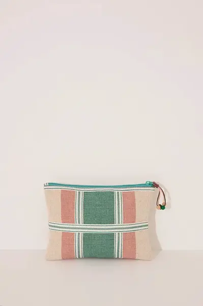 Kosmetická taška women'secret zelená barva, 4849268