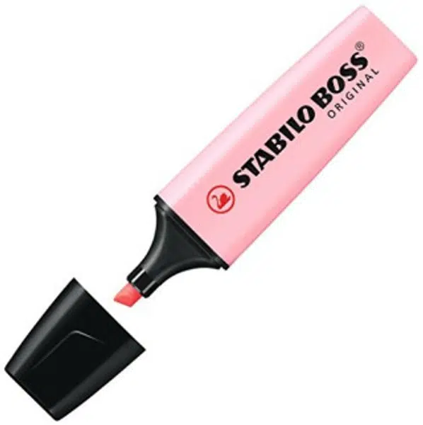 Zvýrazňovač STABILO BOSS ORIGINAL růžový pastelový
