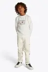 Dětská mikina Tommy Hilfiger bílá barva, s potiskem, KB0KB09569