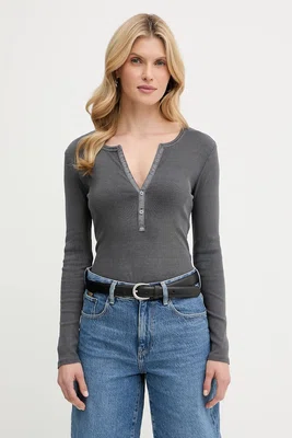 Tričko s dlouhým rukávem G-Star Raw modrá barva, D26140-D968