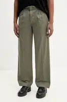 Kalhoty Dickies pánské, zelená barva, jednoduché, DK0A4Z7FMGR1