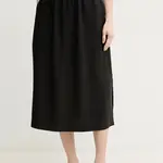 Sukně Mos Mosh černá barva, midi, 169640