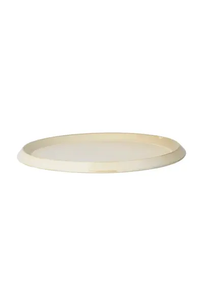 Talíř ferm LIVING Erena béžová barva