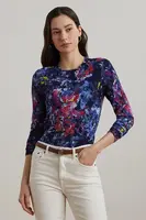 Bavlněné tričko s dlouhým rukávem Lauren Ralph Lauren