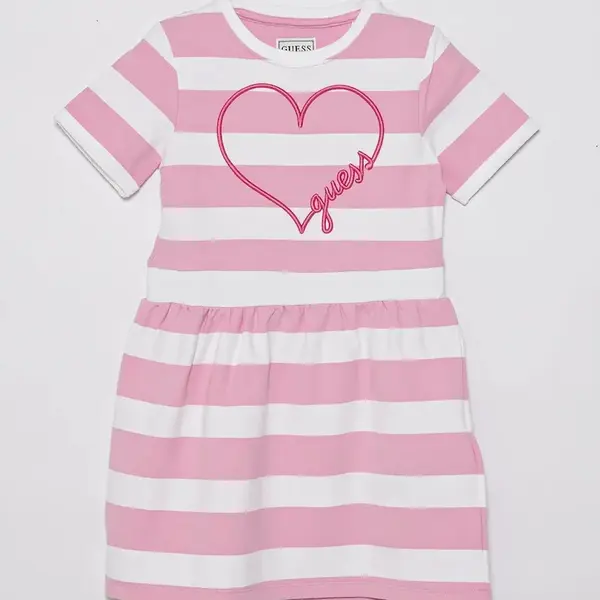 Dívčí šaty Guess růžová barva, mini, K5GK28 KBOR4