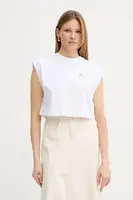 Bavlněné tričko Twinset dámské, bílá barva, 251TT2043