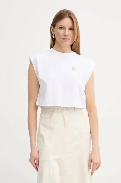 Bavlněné tričko Twinset