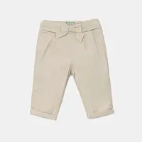 Dětské kalhoty United Colors of Benetton béžová barva, 4T48GF02C
