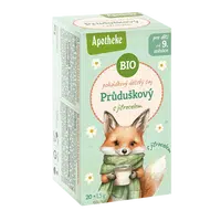 APOTHEKE BIO čaj dětský Průduškový s jitrocelem 20 x 1.5 g